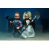Chucky, la poupée diabolique Pack 2 Figurines - NECA - Ultimate Chucky & Tiffany, Multicolore 10 cm