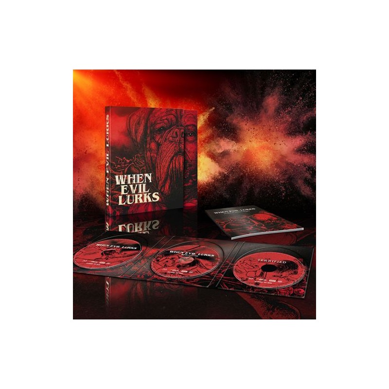 COFFRET - WHEN EVIL LURKS - 4K Ultra HD + BLU RAY  + TERRIFIED - BLU RAY