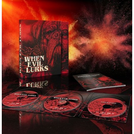 COFFRET - WHEN EVIL LURKS - 4K Ultra HD + BLU RAY  + TERRIFIED - BLU RAY