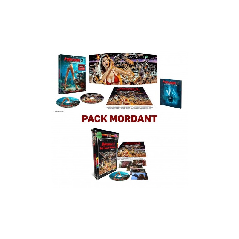 PACK MORDANT - PIRANHA 2 : COMBO + ESC VIDEO CLUB