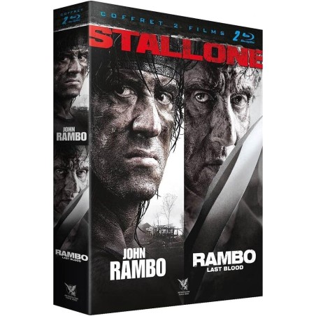 JOHN RAMBO + RAMBO LAST BLOOD - Coffret BLU RAY