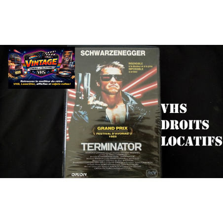 TERMINATOR - VHS - DROITS LOCATIFS