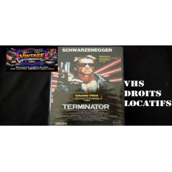 TERMINATOR - VHS - DROITS LOCATIFS