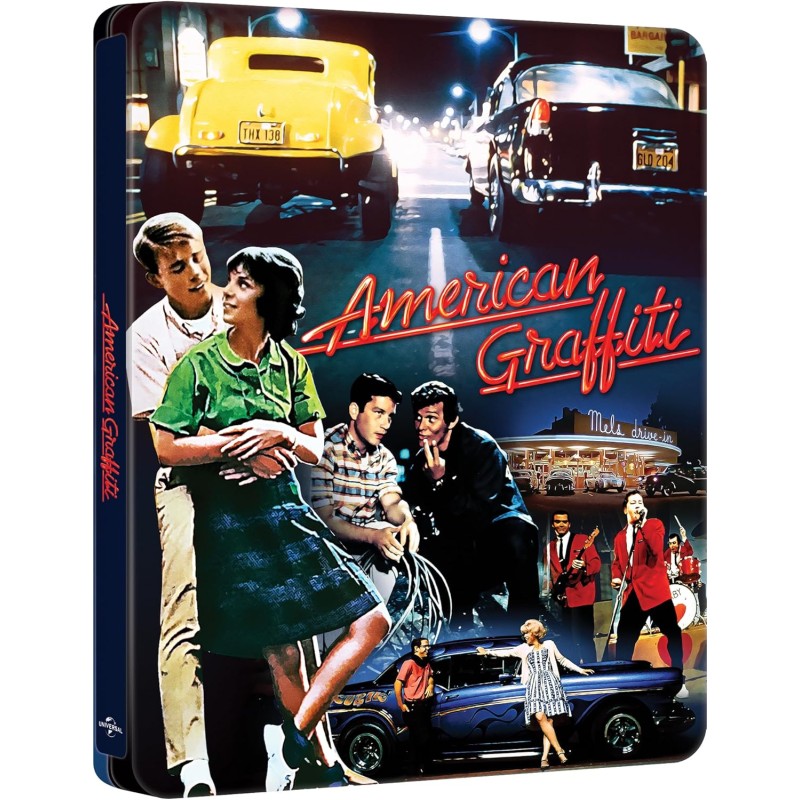 American Graffiti - 4K UHD + BLU RAY - 50th Anniversary Limited Edition - Steelbook - IMPORT