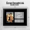 Crocodile Dundee - Paul Hogan & Linda Kozlowski - Autographe + Photo  - A4 Encadré