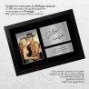 Crocodile Dundee - Paul Hogan & Linda Kozlowski - Autographe + Photo  - A4 Encadré