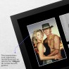 Crocodile Dundee - Paul Hogan & Linda Kozlowski - Autographe + Photo  - A4 Encadré