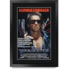 Terminator - Arnold Schwarzenegger -  Affiche  + autographe  - A3 Encadré