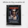 Terminator - Arnold Schwarzenegger -  Affiche  + autographe  - A3 Encadré