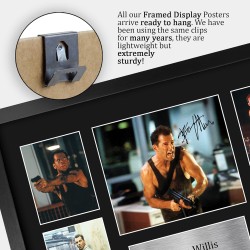 Die Hard - BRUCE WILLIS - Autographe - A3 Encadré