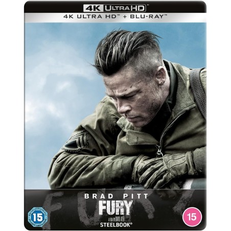 FURY -  4K UHD + BLU RAY - STEELBOOK - IMPORT