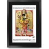 Enter the Dragon ( OPERATION DRAGON ) - BRUCE LEE - Affiche Signée - A3 Encadré