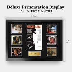 Scarface - AL PACINO - Affiche + Photos +  autographes  - A2 Encadré