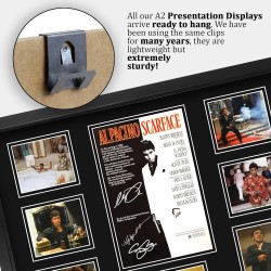 Scarface - AL PACINO - Affiche + Photos +  autographes  - A2 Encadré