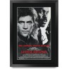 L'ARME FATALE -  Mel Gibson - Affiche + autographe  - A3 Encadré