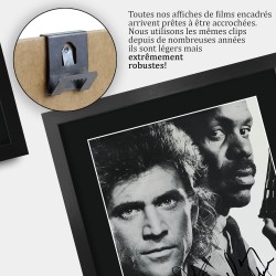 L'ARME FATALE -  Mel Gibson - Affiche + autographe  - A3 Encadré