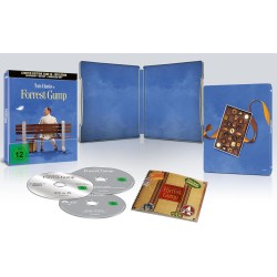 Forrest Gump -  4K UHD + BLU RAY  + BLU RAY bonus -  EDTITION COLLECTOR 30 ANS - SteelBook - IMPORT