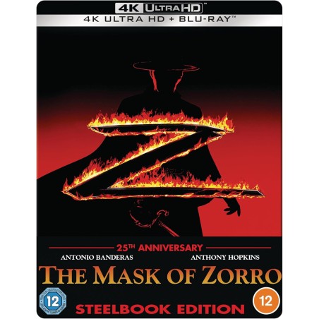 LE MASQUE DE ZORRO - 4K UHD + BLU RAY - STEELBOOK - IMPORT