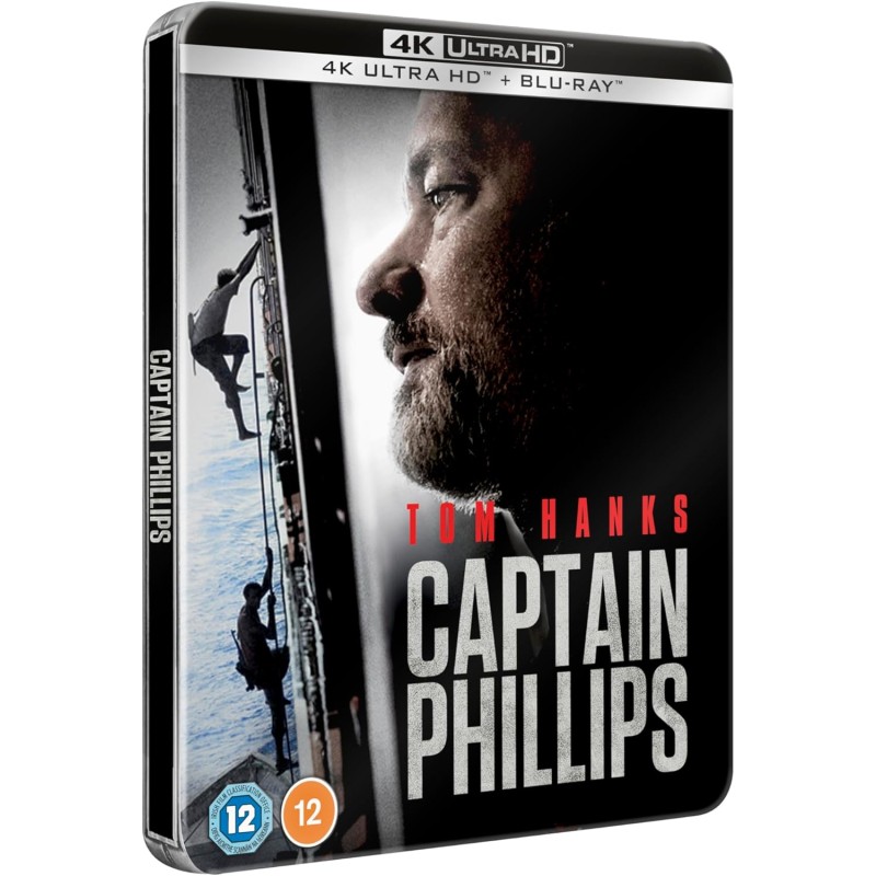 CAPITAINE PHILLIPS -  4K UHD  + BLU RAY  - STEELBOOK - IMPORT
