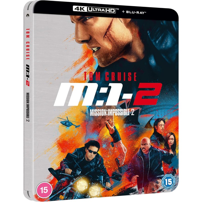 MISSION IMPOSSIBLE 2 - 4K UHD + BLU RAY - STEELBOOK - IMPORT