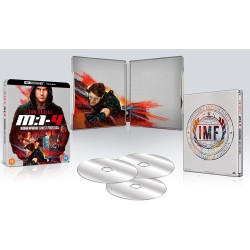MISSION IMPOSSIBLE 4 : LE PROTOCOLE FANTOME - 4K UHD + BLU RAY - STEELBOOK - IMPORT