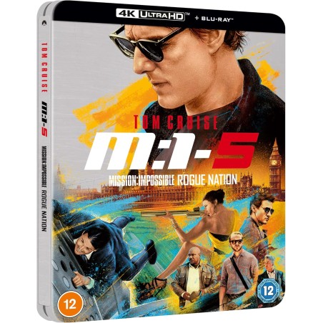 MISSION IMPOSSIBLE 5 : Rogue Nation - 4K UHD + BLU RAY - STEELBOOK - IMPORT
