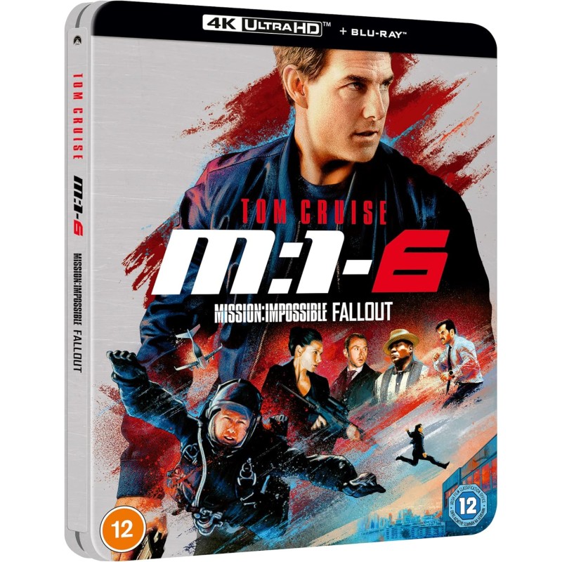 MISSION IMPOSSIBLE 6 : FALLOUT - 4K UHD + BLU RAY - STEELBOOK - IMPORT