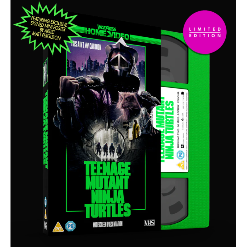 Les Tortues Ninja  - VHS - COVER 2 - IMPORT