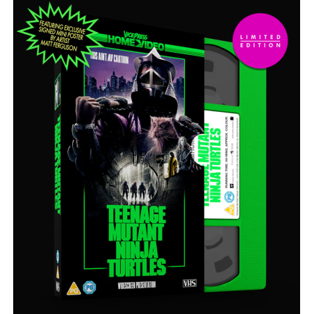 Les Tortues Ninja  - VHS - COVER 2 - IMPORT