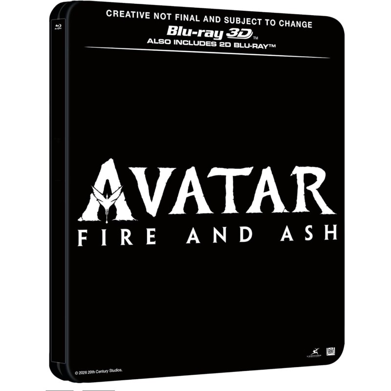 Avatar : De Feu et de Cendres - 3D - BLU RAY  +  BLU RAY BONUS - STEELBOOK - IMPORT