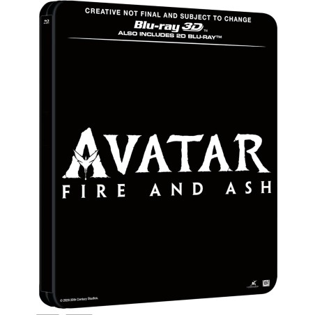 Avatar : De Feu et de Cendres - 3D - BLU RAY  +  BLU RAY BONUS - STEELBOOK - IMPORT