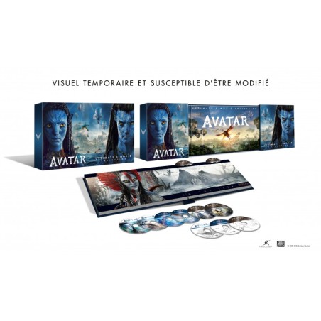 Avatar - Collection 3 films Édition Collector - BLU RAY + 4K UHD