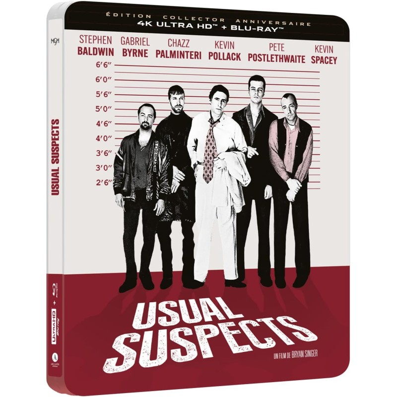 USUAL SUSPECT - 4K UHD + BLU RAY - STEELBOOK
