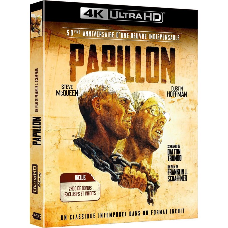 Papillon - 4K UHD - 50ème Anniversaire