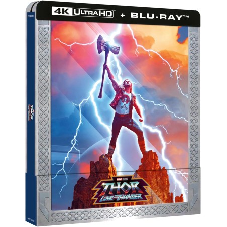 THOR : LOVE AND THUNDER - 4K UHD + BLU RAY - STEELBOOK