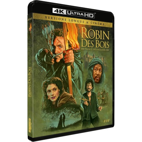 ROBIN DES BOIS, PRINCE DES VOLEURS - 4K UHD + Blu Ray - Film en version cinéma et version longue