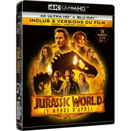 JURASSIC WORLD, LE MONDE D'APRES - 4K UHD + Blu Ray