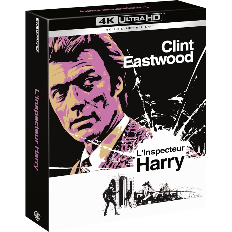 L'Inspecteur Harry ( DIRTY HARRY ) - COLLECTOR - BLU RAY + 4K UHD -  STEELBOOK - IMPORT