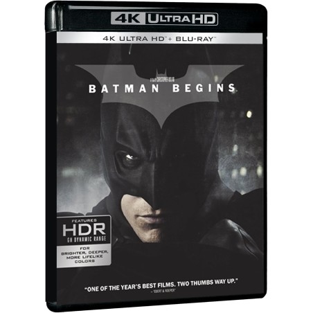 BATMAN BEGINS - 4K UHD + Blu Ray