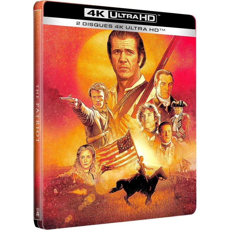 THE PATRIOT, LE CHEMIN DE LA LIBERTÉ - 2 4K UHD - STEELBOOK - IMPORT
