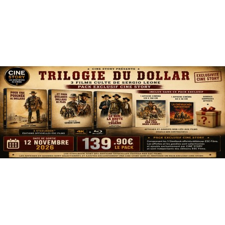 TRILOGIE DU DOLLAR - PACK EXCLUSIF CINE STORY