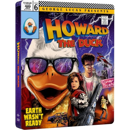 HOWARD THE DUCK - 4K UHD + Blu Ray - SteelBook - 40ÈME ANNIVERSAIRE