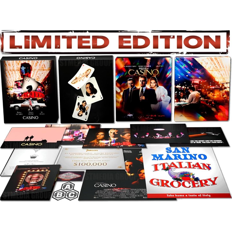 Casino - 4K UHD +  Blu Ray -  Steelbook - Edition COLLECTOR Limitée