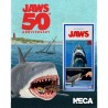 LES DENTS DE LA MER : LE JEU DES DENTS DE LA MER / FIGURINE ARTICULÉE DE 38 CM (DE LA TÊTE À LA QUEUE) 50E ANNIVERSAIRE