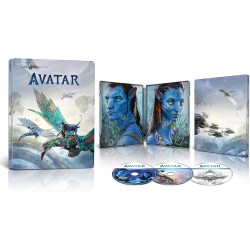 AVATAR - 4K UHD + BLU RAY  + BLU RAY BONUS - STEELBOOK - IMPORT