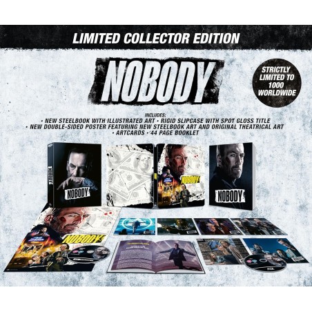 NOBODY -  4K UHD + BLU RAY - Collector's Edition - Steelbook