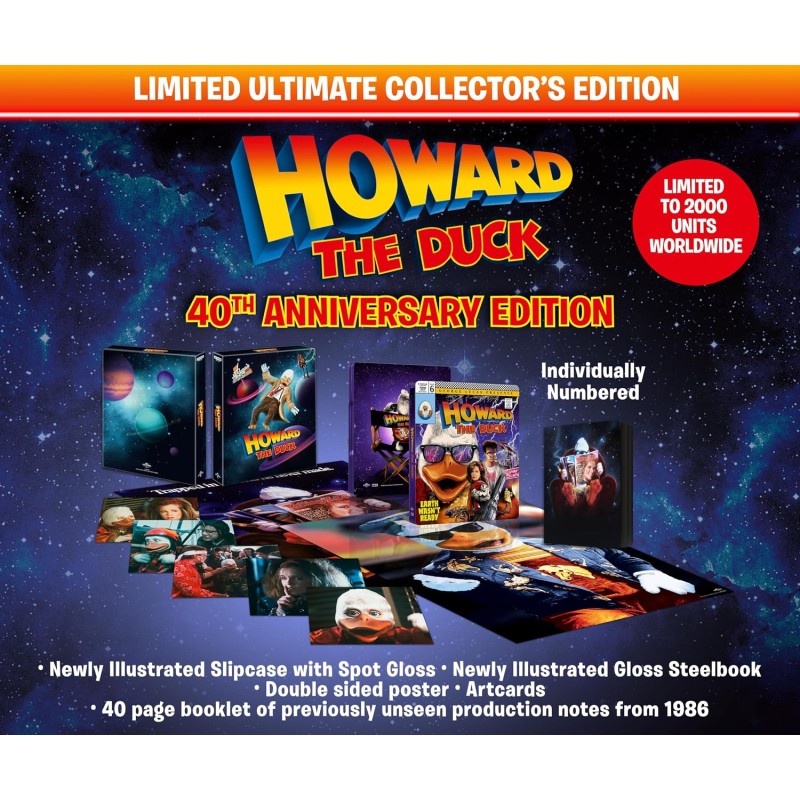 HOWARD THE DUCK - 4K UHD + BLU RAY + Goodies - Édition Collector