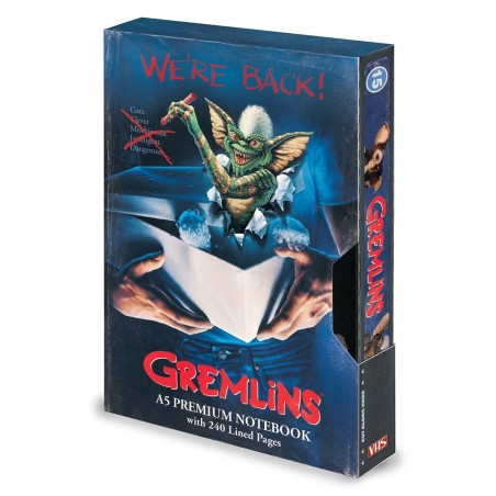 GREMLINS – CARNET PREMIUM A5 – ÉDITION VHS RÉTRO