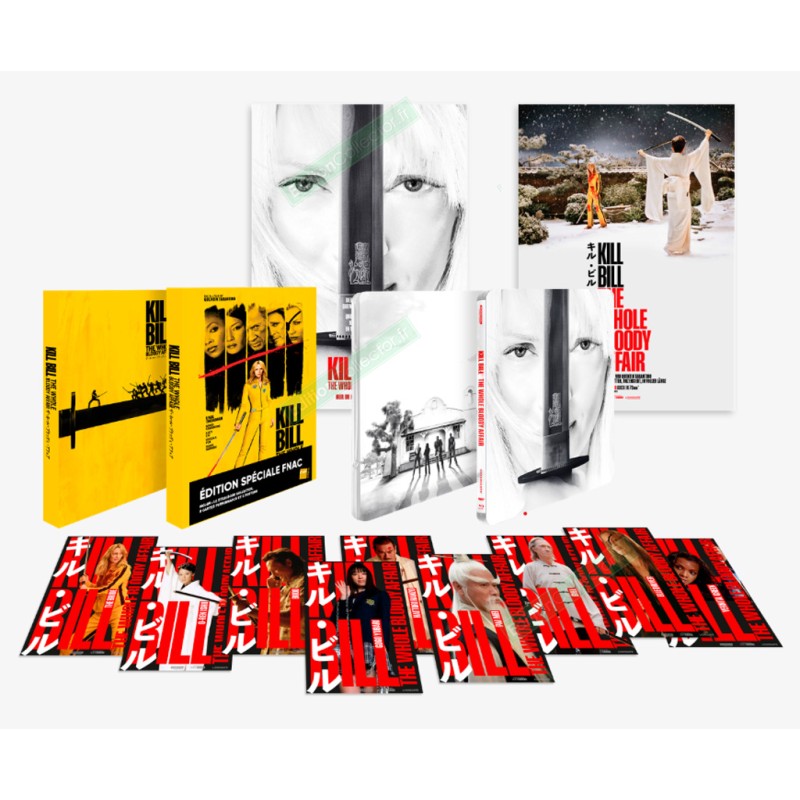 Coffret Kill Bill : The Whole Bloody Affair - 4K UHD + BLU RAY - Édition Limitée Spéciale Fnac SteelBook