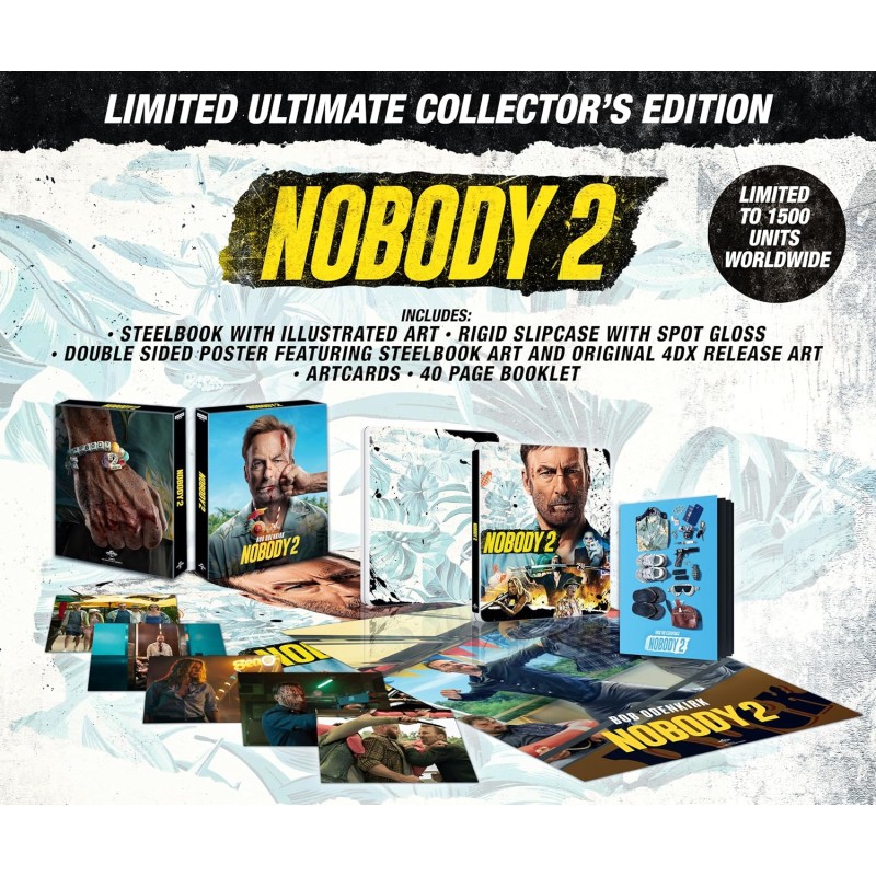 NOBODY 2 - 4K UHD + BLU RAY - Collector's Edition - Steelbook